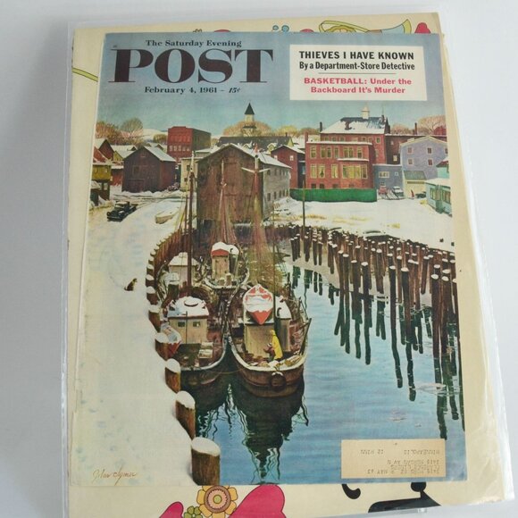 The Saturday Evening Post Magazine COVER February FEB 4 1961 - Picture 1 of 3